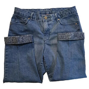 Gloria Vanderbilt, Size 10, ALEXANDRA Denim Capri